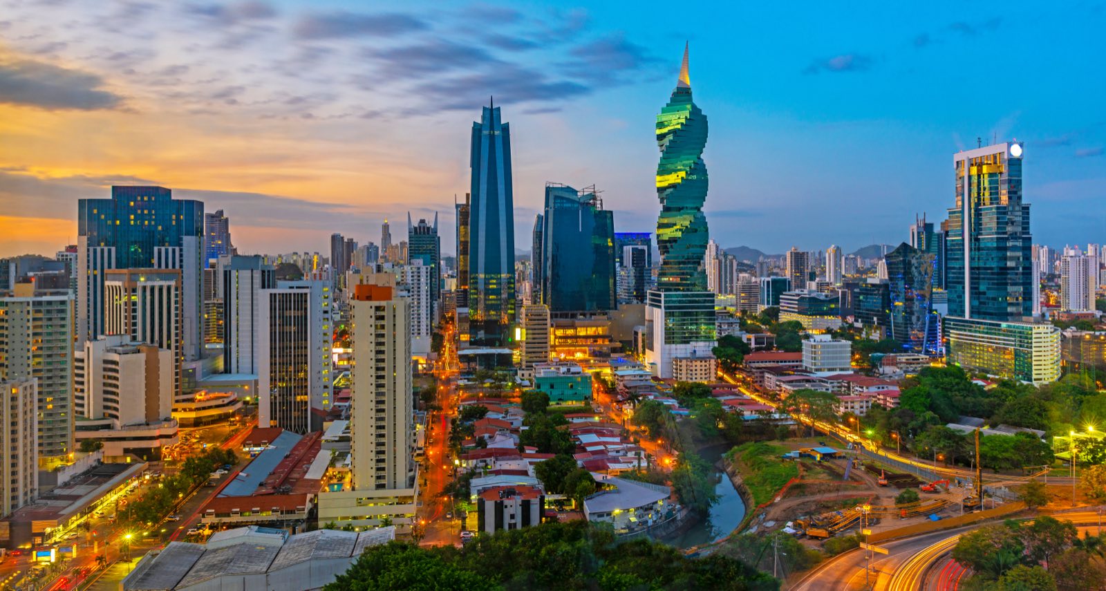 The Panama City skyline