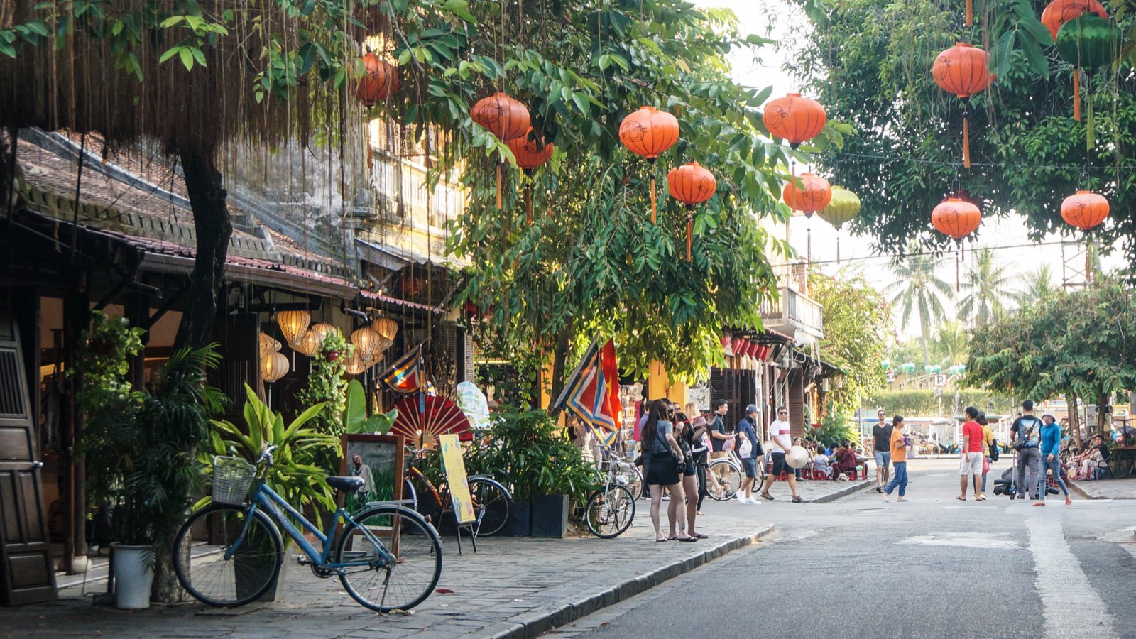 Lanterns in a street of Hoi An